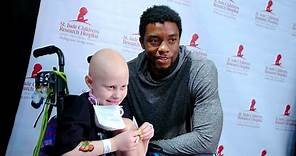 Chadwick Boseman Visited Kids With Cancer in 2018