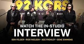 Gene Simmons, Ace Frehley, Rick Nielsen & Don Felder LIVE in Studio at KQRS
