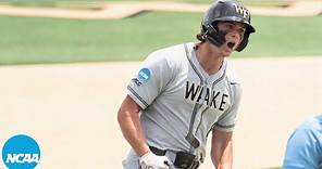 Wake Forest sets NCAA record with 9 home runs in baseball super regional