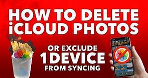 DELETE ALL iCloud Photos the CORRECT WAY!