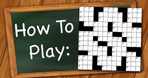 How to play Crossword
