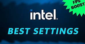 Best Intel Graphics Settings for Gaming (FPS Boost) 🎮