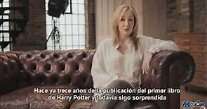 J.K. Rowling anuncia Pottermore - Subtitulado Español