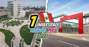 7 MEJORES Universidades Privadas en Perú 2024 🤑