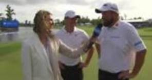 Rory mcilroy and shane lowry interview after winning zurich classic