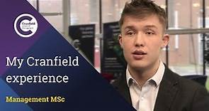 Management MSc - My Cranfield experience (Luke Whaymand)