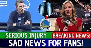 INJURY REPORT! BRUTAL INJURY HAPPENS! STAR OUT OF WARRIORS! WARRIORS NEWS!