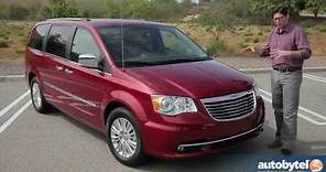 2013 Chrysler Town & Country Test Drive and Minivan Video Review