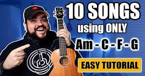 10 EASY Ukulele Songs using ONLY 4 CHORDS