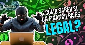 ¿Cómo saber si una financiera es confiable, legal y que está registrada en condusef?