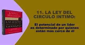11.- LA LEY DEL CIRCULO INTIMO