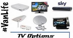 How we get TV in our van - Satellite, Freeview, Freesat, Internet RV, Camper, Motorhome
