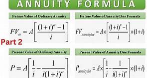 Annuity | Ordinary and Annuity Due | Present & Future Value | Financial management | CH 3 | Part 3