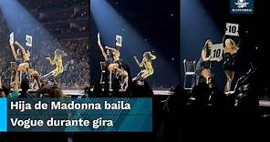 Sorprende hija de Madonna con baile Vogue en gira Celebration Tour