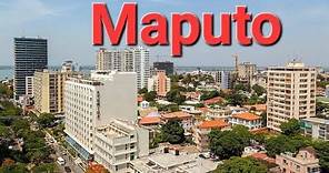 Maputo Mozambique, 4k Drone Footage