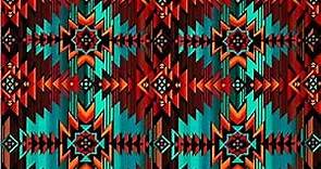 Timeless Treasures Southwest Blanket Turquoise, Fabric by the Yard