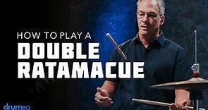 How To Play A Double Ratamacue - Drum Rudiment Lesson