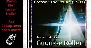 Cocoon: The Return (1988) 35mm film teaser trailer, flat open matte, 2160p