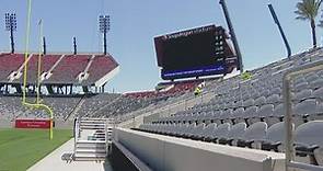 An inside look at San Diego State University's sparkling new Snapdragon Stadium