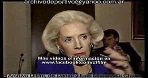 DiFilm - Declaraciones de Amalia Lacroze de Fortabat en USA (1991)