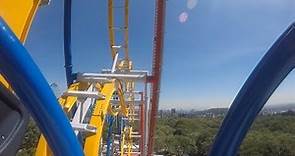 Wonder Woman Coaster POV Video Onride - Six Flags México
