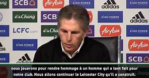 L'EQUIPE - Claude Puel, l'entraîneur de Leicester City, a...