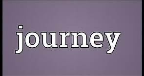 Journey Meaning