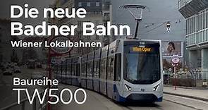 Die neue Badner Bahn - TW500 - Eindrücke & Mitfahrt zwischen Wien Oper und Baden Josefsplatz