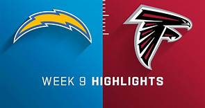 Chargers vs. Falcons highlights | Week 9