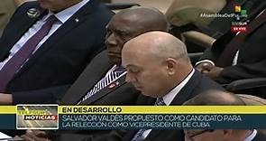 Salvador Valdés Mesa, nominado como vicepresidente de Cuba