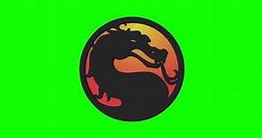 MK Mortal Kombat Logo 3D Rotation Animation [Green Screen]