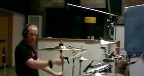 Evanescence - Imaginary drum record session with Josh Freese on "Fallen" (2002)