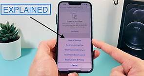 All iPhone Settings Reset Explained!