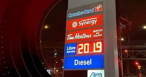 Le prix de l'essence dépasse maintenant 2$ le litre à Montréal