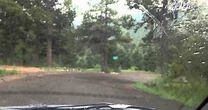 Driving in Conifer, Colorado