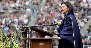 Sheryl Sandberg just gave an incredible, emotional speech to college grads