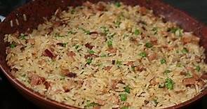 Super Easy Bacon & Peas Rice | How to make savory fried rice.
