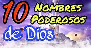 ✅ Los NOMBRES de DIOS y su SIGNIFICADO en la BIBLIA en español | 10 Poderosos nombres del SEÑOR
