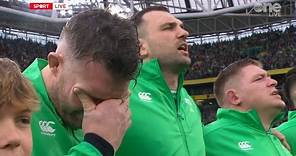 Peter O'Mahony in tears during Ireland's Call!