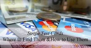 Stripe Test Cards