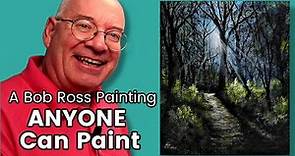 ANYONE CAN PAINT THIS Bob Ross Landscape | Oils for Beginners
