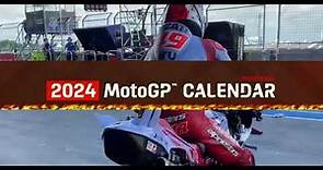 official test calendar and race calendar motogp 2024