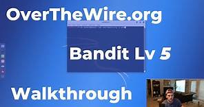 OverTheWire Bandit Walkthrough | How To Pass Level 5