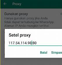 Alamat Proxy WhatsApp Terbaru di Indonesia