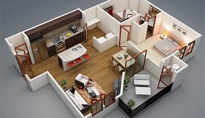 1 Bedroom Apartment Layout Ideas