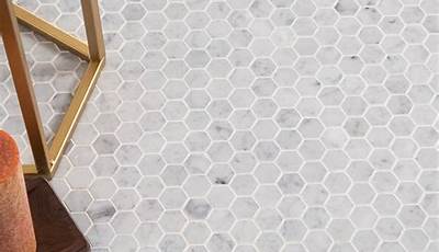 1 Inch Hexagon Tile Shower Floor