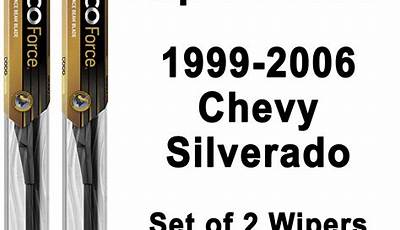 2000 Chevy Silverado Wiper Blade Size