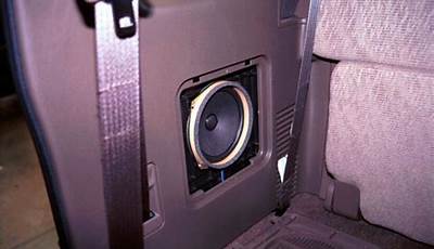 2001 Toyota Tacoma Speaker Size