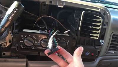 2004 Chevy Tahoe Bose Amp Location