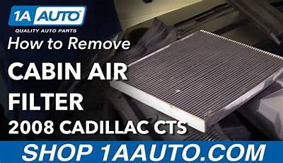2015 Cadillac Cts Cabin Air Filter